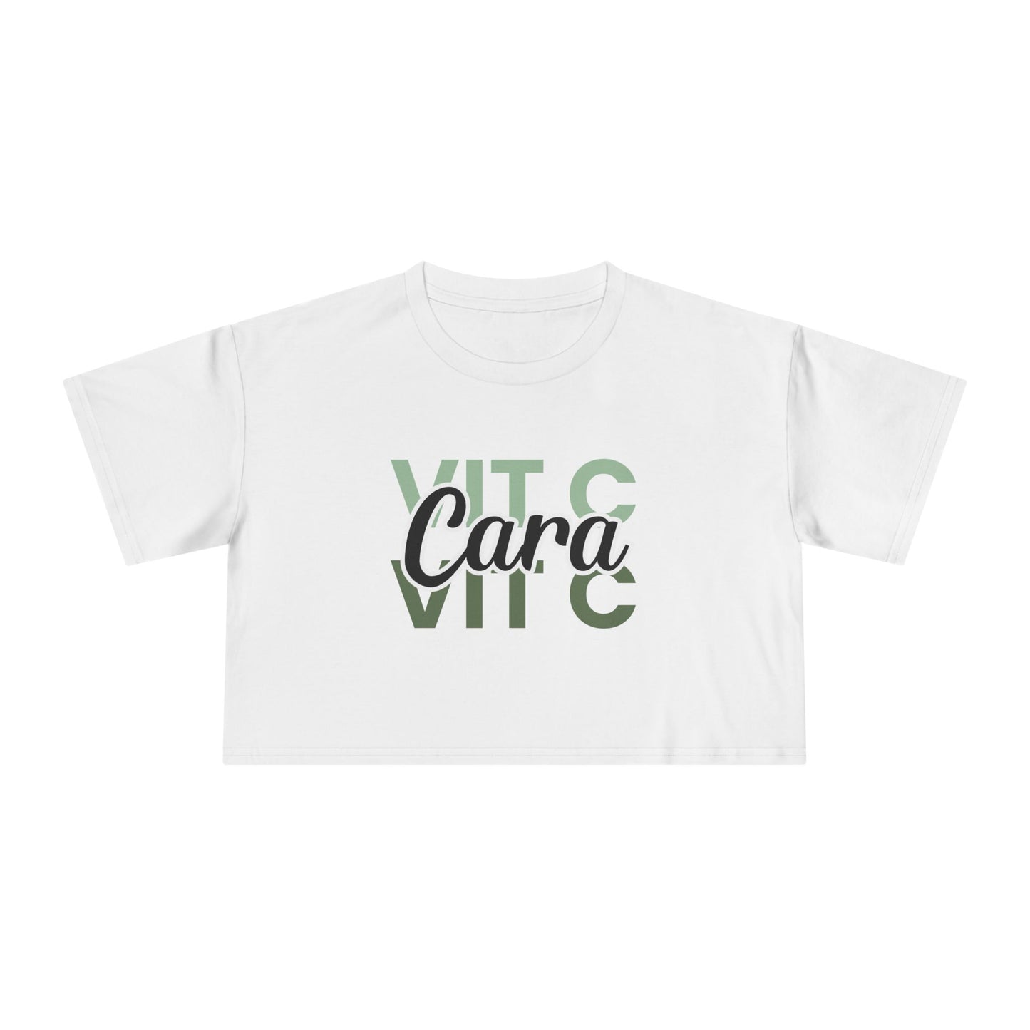 Crop Tee - Vitamin C Cara - Street Style Women's